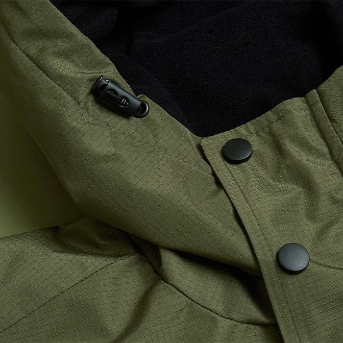 OMC Forest Green Mrigal Spring Water Resistant Fishing Jacket Buttons
