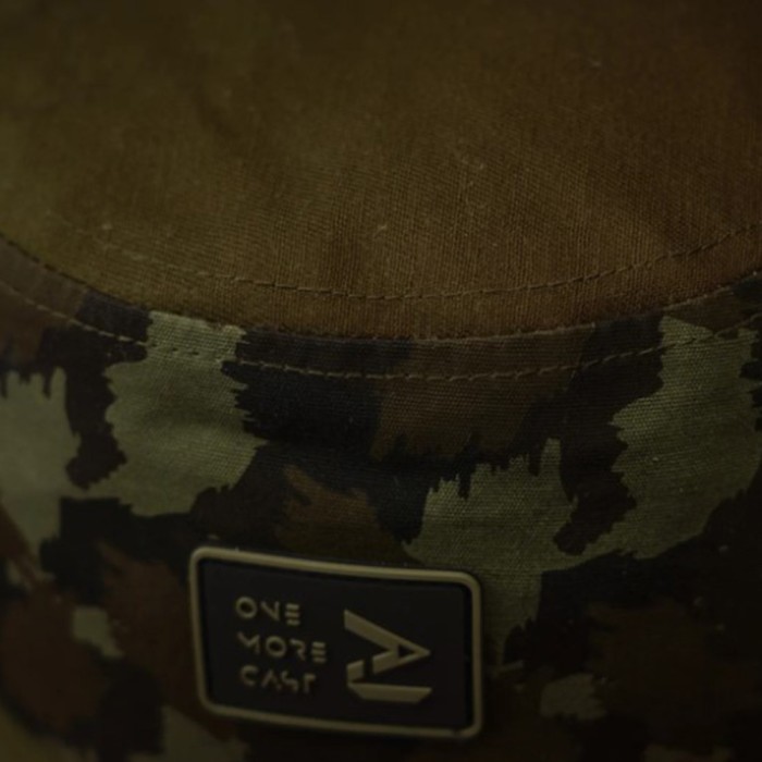 OMC Splash Leaf Bucket Hat Close Up 2