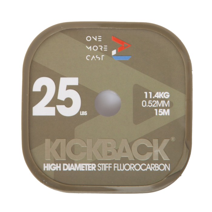 OMC Kickback High Diameter Stiff Flourocarbon Fishing Line 15m 3