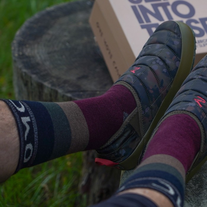 OMC Knotting Heel Socks In Use 4