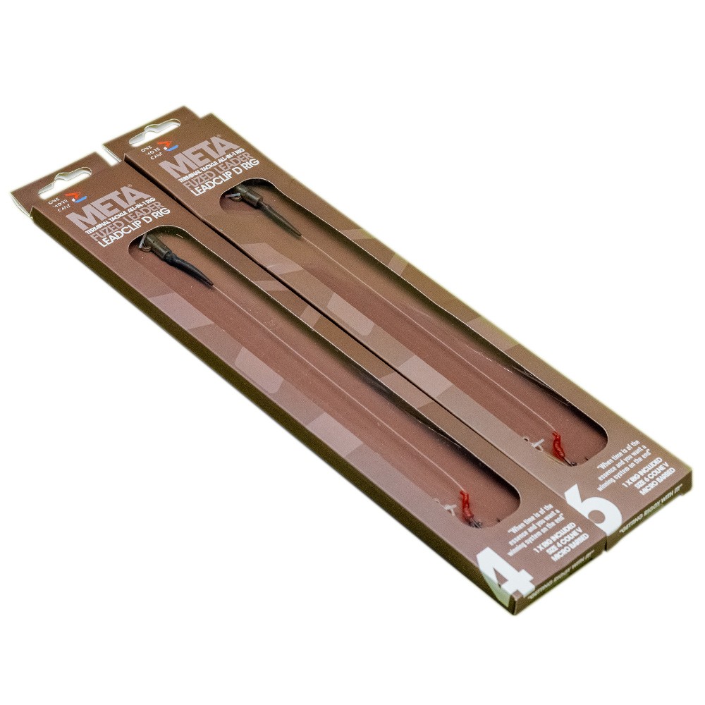 OMC Meta All-In-1 Rig Fuzed Fishing Leader Lead Clip D-Rig