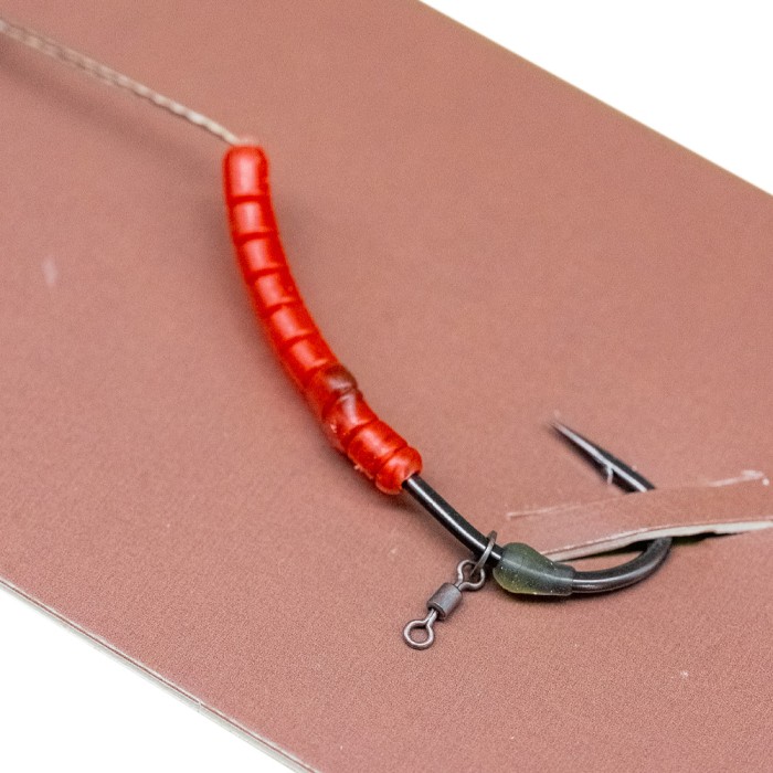 OMC Meta All-In-1 Rig Fuzed Fishing Leader Solid Bag Rig Close Up 2