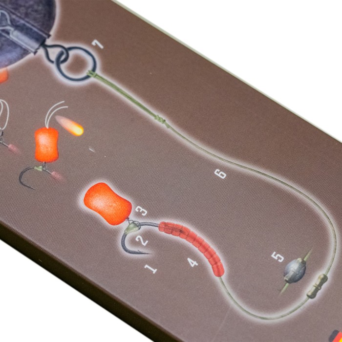 OMC Meta All-In-1 Rig Fuzed Fishing Leader Solid Bag Rig Close Up 4