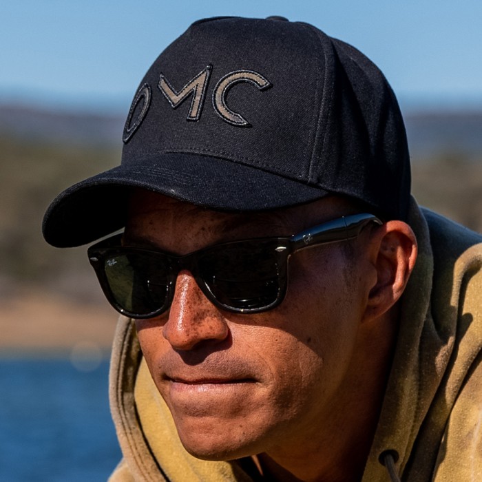 OMC Pitch Black Cap In Use 1