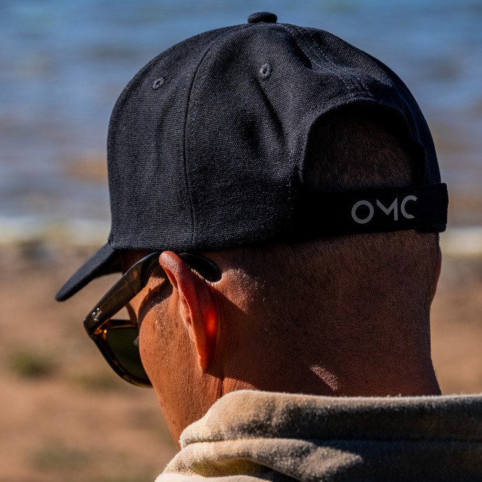 OMC Pitch Black Cap In Use 2