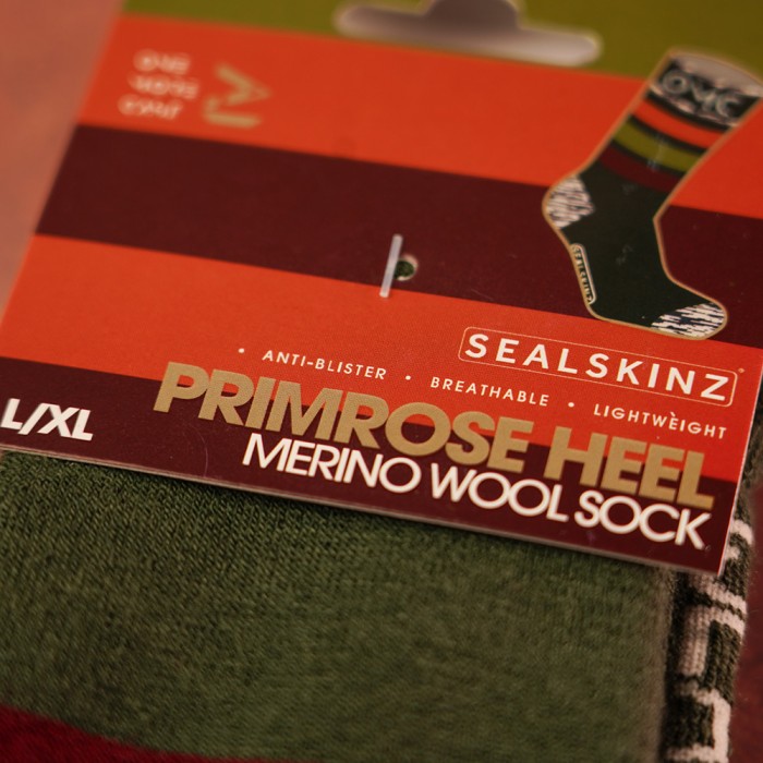 OMC Primrose Heel Merino Stripe Wool Socks 4