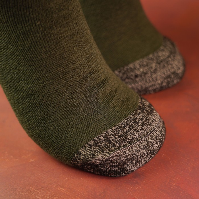 OMC Primrose Heel Merino Stripe Wool Socks 6
