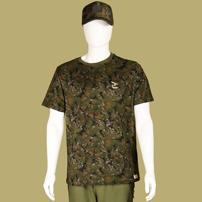 OMC Signature Splash Camo Fishing T-Shirt Front