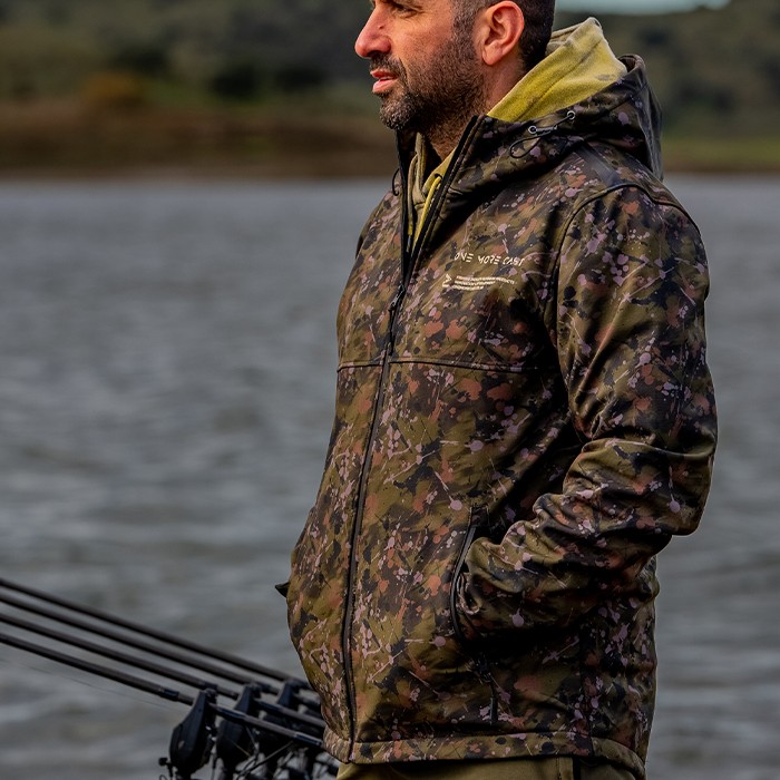 OMC Splash Camo PB Fishing Jacket In Use 4