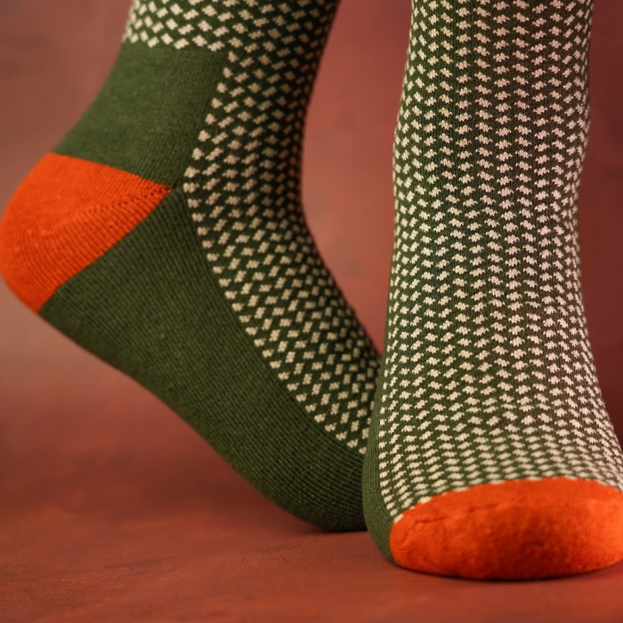 OMC Spotted EEL Bamboo Stripe Socks 4