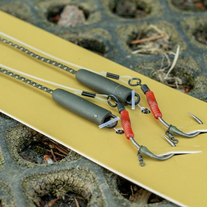 OMC Surrender All-In-1 Rigs Blend Leadcore Helicopter Spinner Lock Hook Rig 6