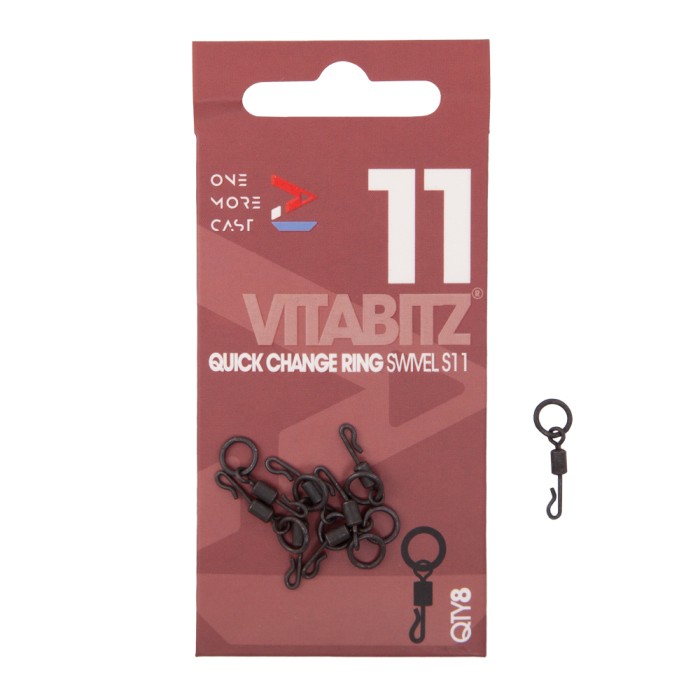 OMC Vitabits Quick Change Ring Fishing Swivel 4