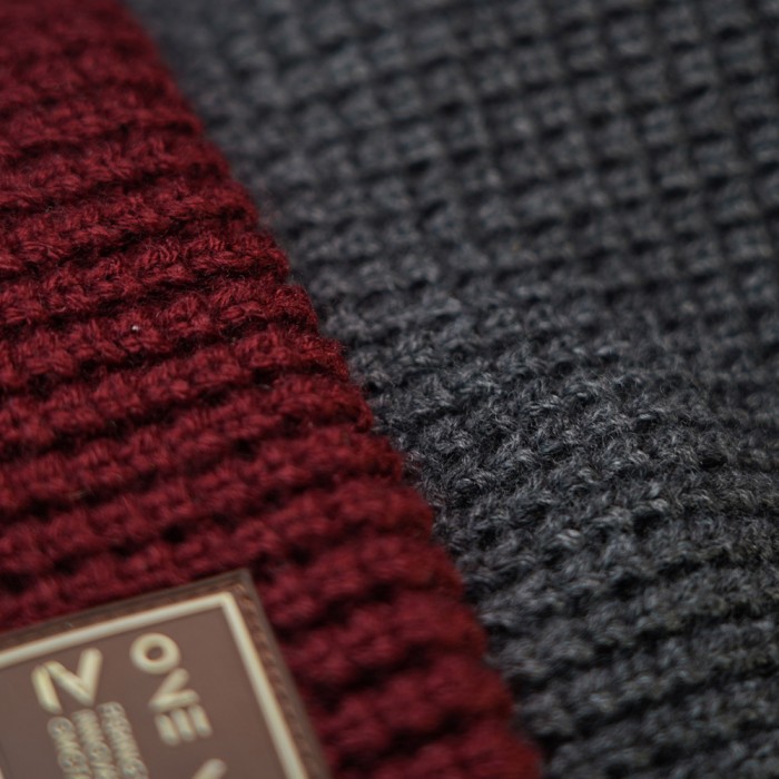 OMC Berry Toastie Beanie Close Up 2