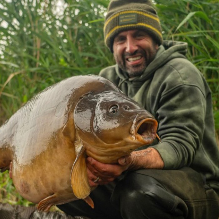 OMC Weedy Margin Fishing Hoodie In Use