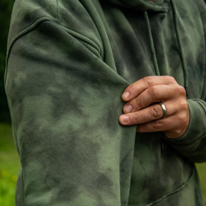 OMC Weedy Margin Fishing Hoodie Close Up 4