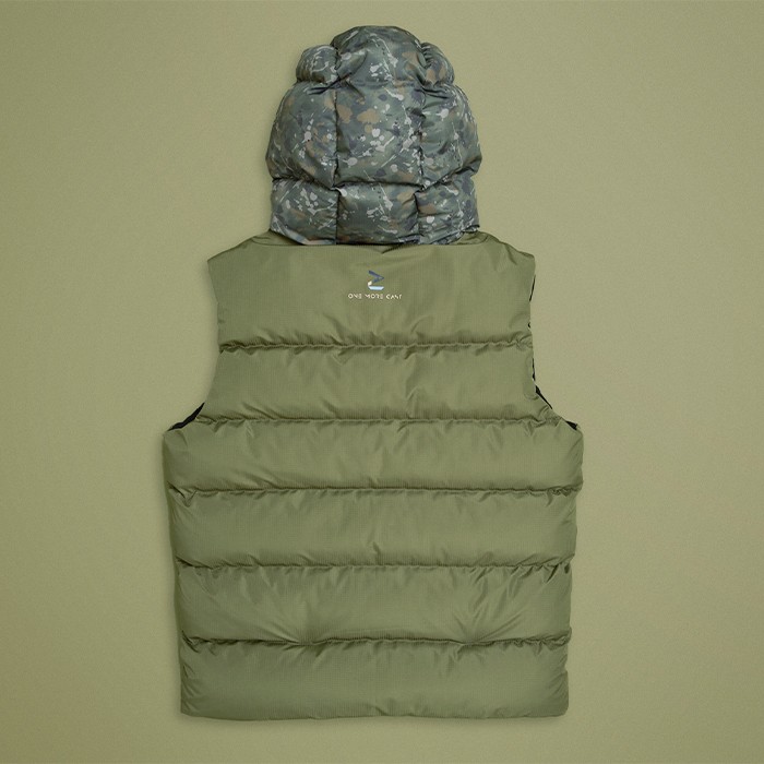 OMC Wuchang Puffer Fishing Gilet Back
