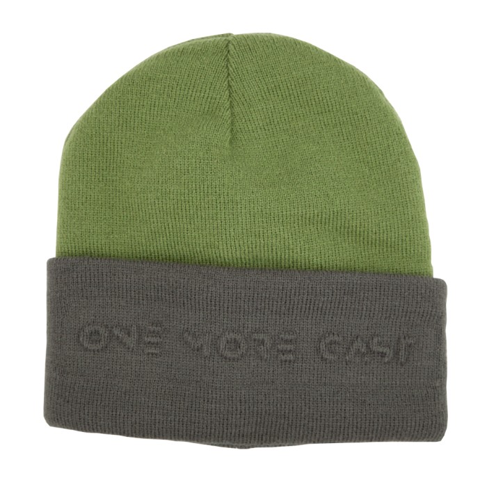 OMC Yeadon Embossed Green Fishing Beanie 1