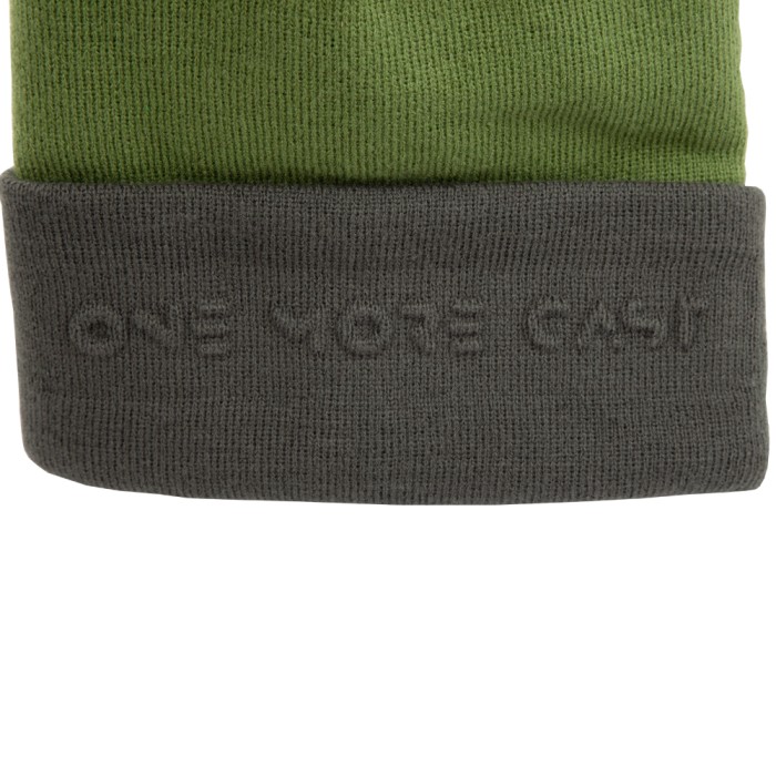 OMC Yeadon Embossed Green Fishing Beanie 3