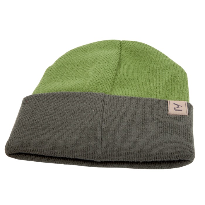 OMC Yeadon Embossed Green Fishing Beanie 4