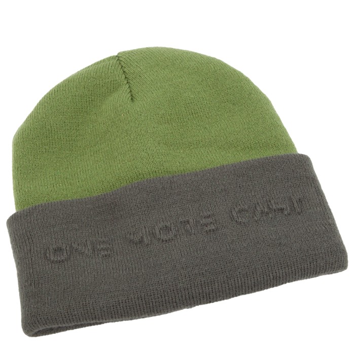 OMC Yeadon Embossed Green Fishing Beanie 7