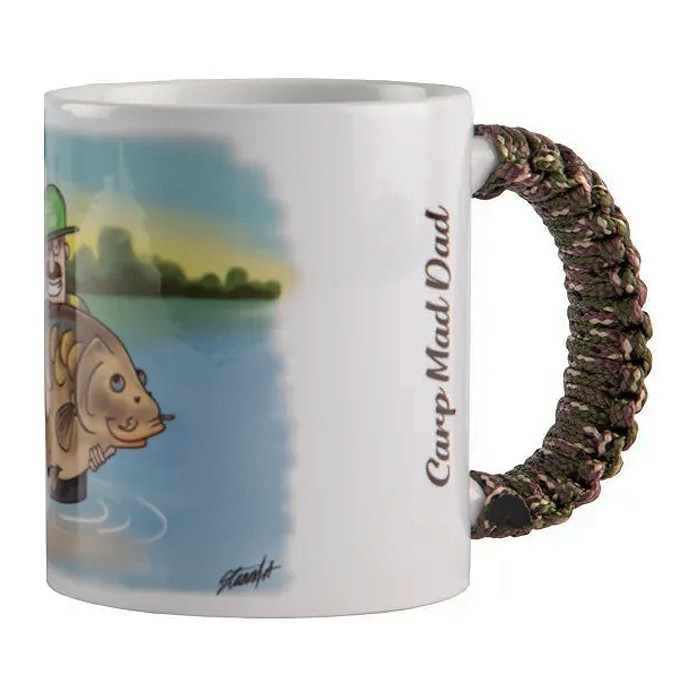 Paracord Camo Handle Mug Carp Mad Dad 6