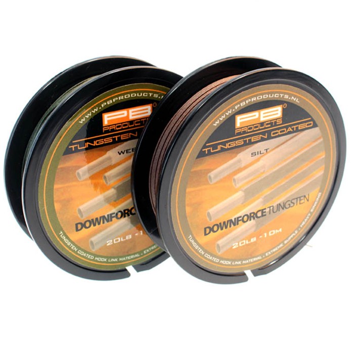 PB Products Downforce Tungsten Fishing Coated Hooklink 10m