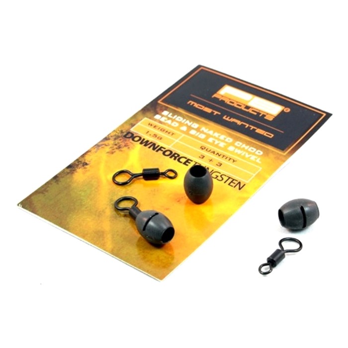 PB Products Downforce Tungsten Naked Chod Bead 1.5g & Big Eye