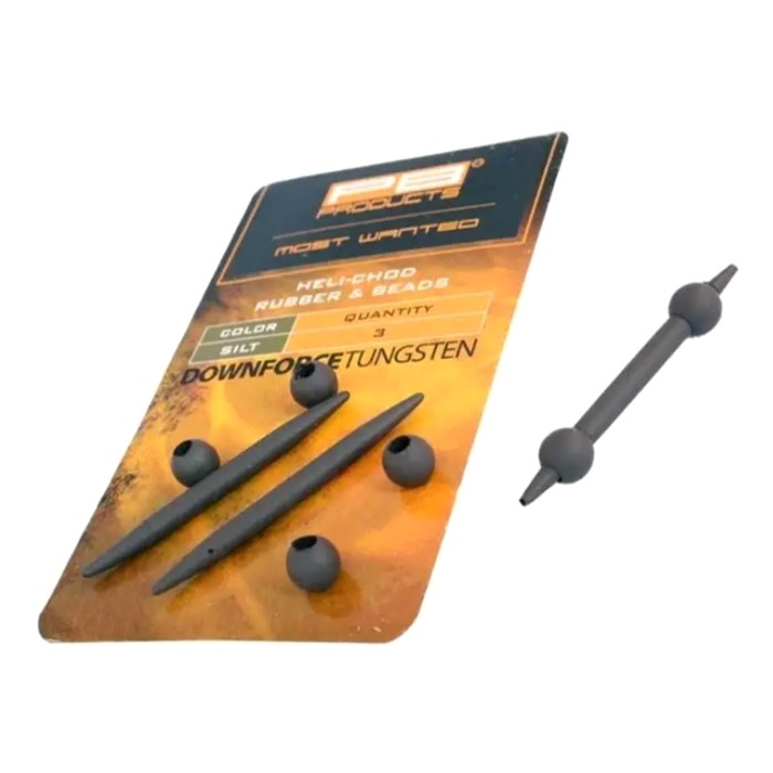 PB Products Downforce Tungsten Heli-Chod Rubber & Beads
