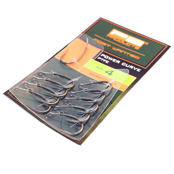 PB Products Power Curve Fishing Hooks PTFE