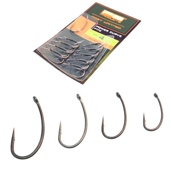PB Products Power Curve Fishing Hooks PTFE 1