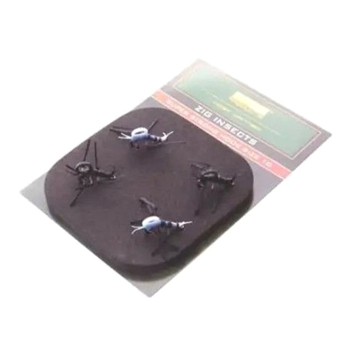 PB Products Super Strong Zig Hook Insects - White / Black