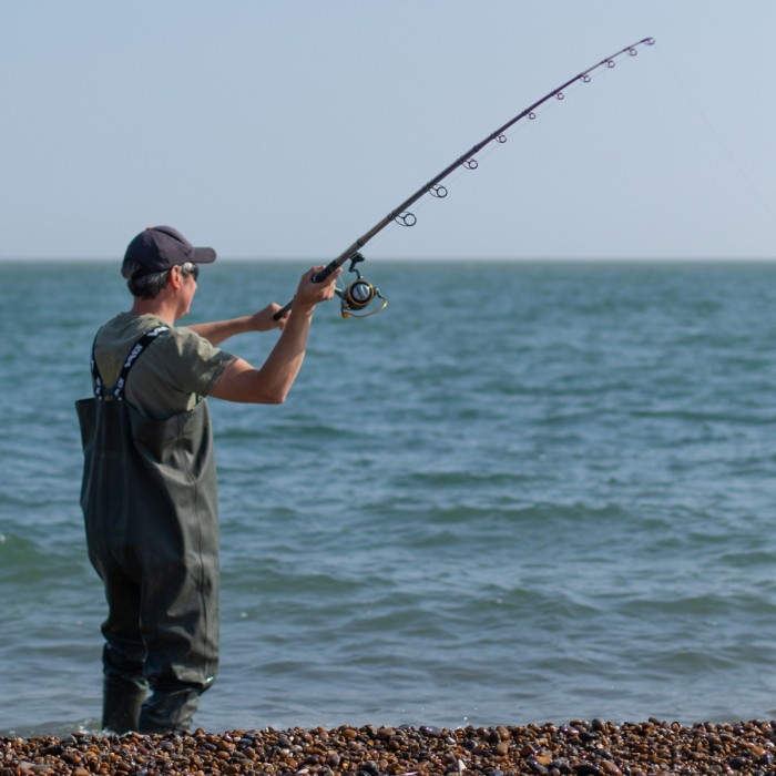 Penn Rampage II Surf Rod In Use 7