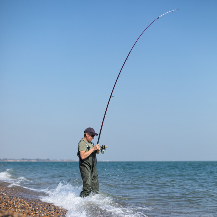 Penn Rampage II Surf Rod In Use 5