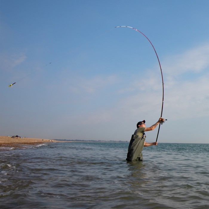 Penn Rampage II Surf Rod In Use 3