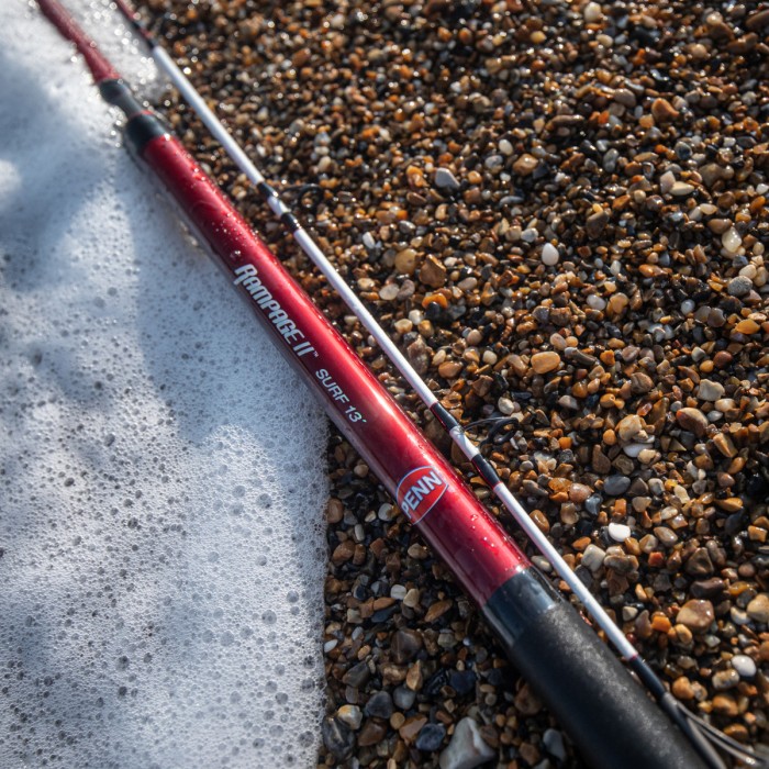 Penn Rampage II Surf Rod In Use 9