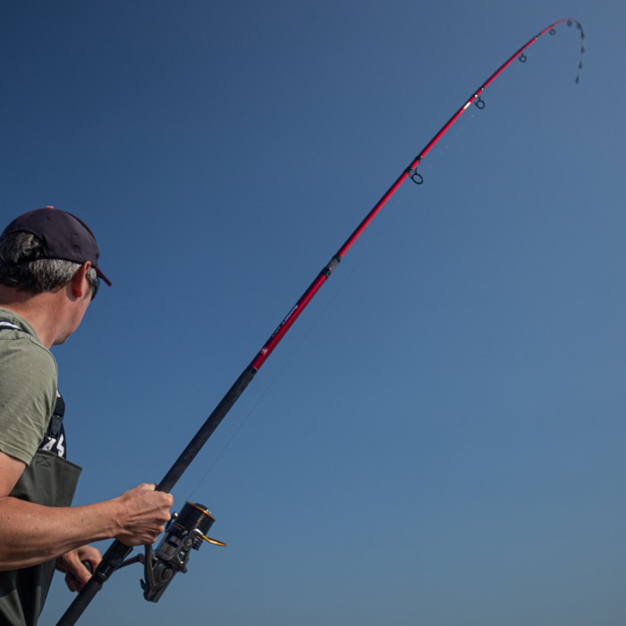 Penn Rampage II Surf Rod In Use 10