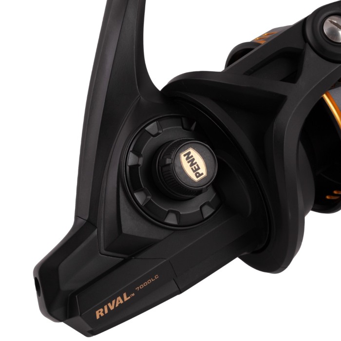 Penn Rival Longcast Gold Reel  Close Up 2