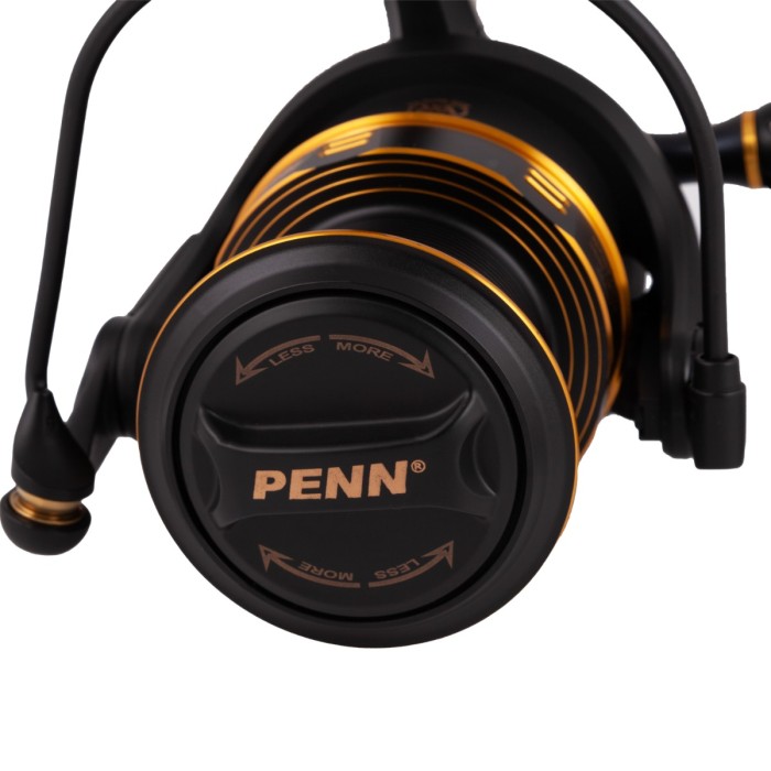 Penn Rival Longcast Gold Reel Close Up 1