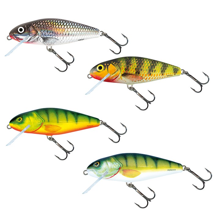 Perch 12cm Floating Lure Group Images
