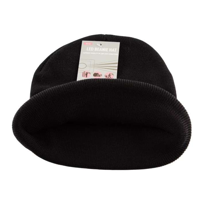 Platinum Led Beanie Black 