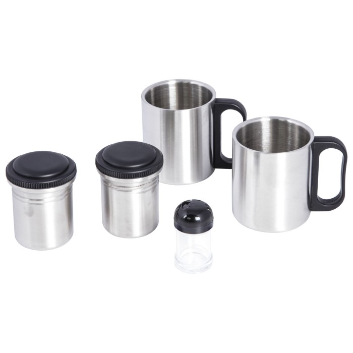 Carp Porter Deluxe Front Fishing Food Bag Stainless Cups 