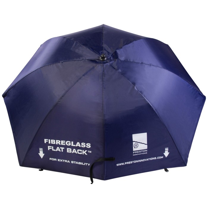 preston 50inch fiberglass flat back brolly