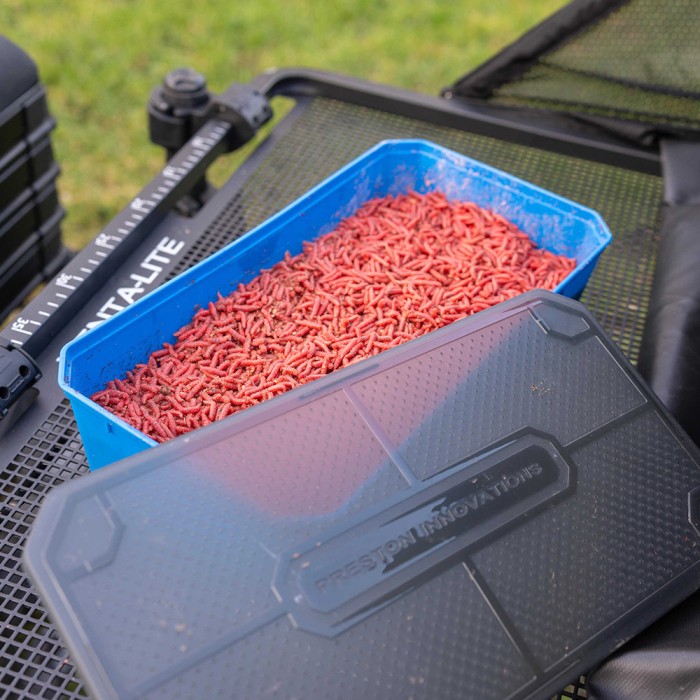 Preston 6 Pint Bait Tub In Use 1