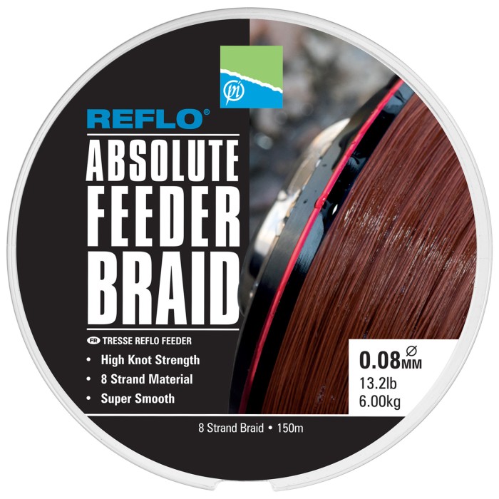 Preston Absolute Feeder Braid 0.08mm