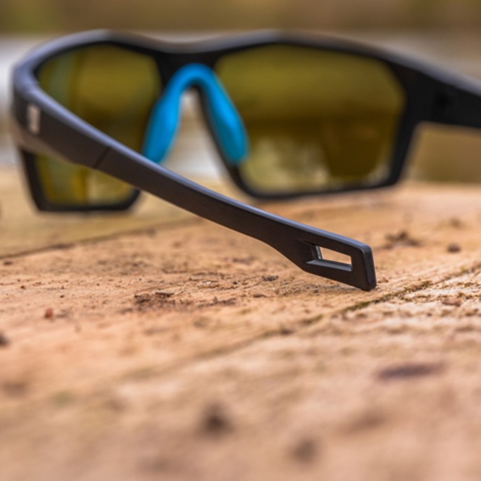 Preston Absolute Wrap Sunglasses - Amber Brown 4