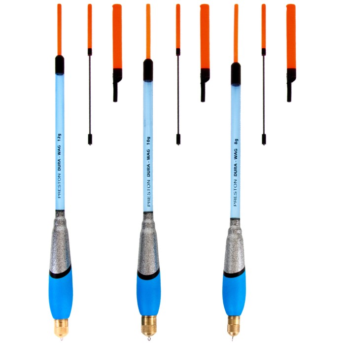 preston dura waggler asjustable bodied and inserts