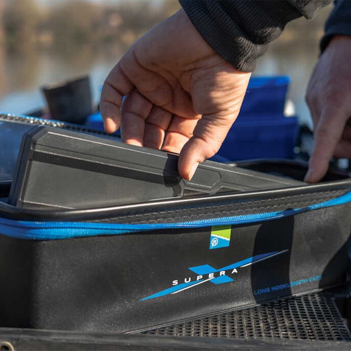 Preston EVA Hooklength Case Long In Use 1