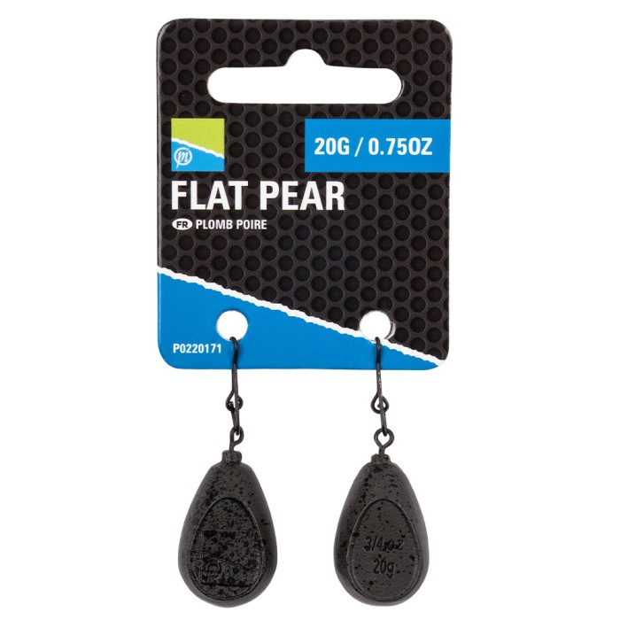 Preston Flat Pear Fishing Lead 10
