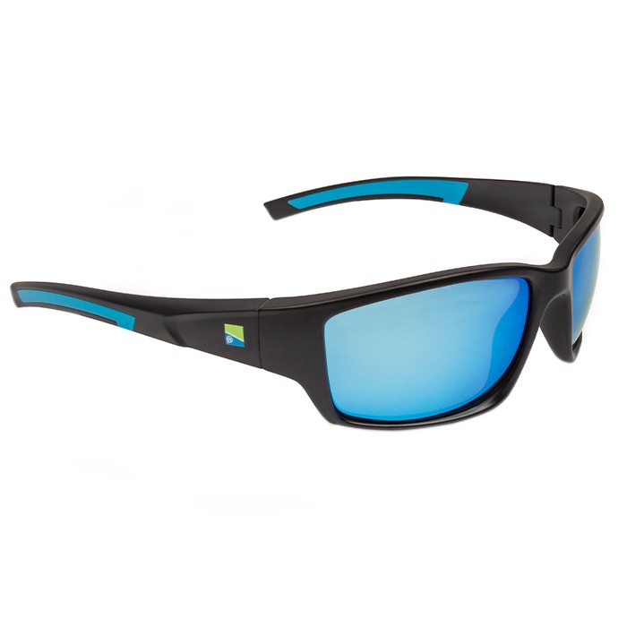 Preston Floater Pro Polarised Fishing Sunglasses Colour Blue Side