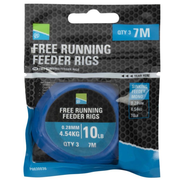 Preston Free Running Feeder Fishing Rigs Packaging